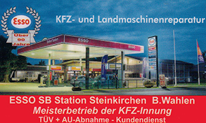 Esso SB Station Steinkirchen B. Wahlen: Ihre Autowerkstatt und Tankstelle in Steinkirchen